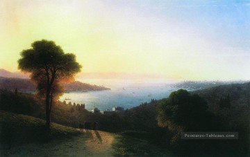 romantique romantisme Tableau Peinture - vue du bosphore 1874 Romantique Ivan Aivazovsky russe